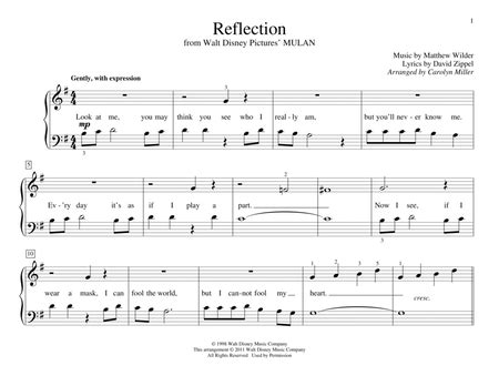 Reflection (Pop Version) (from Mulan) (arr. Carolyn Miller)